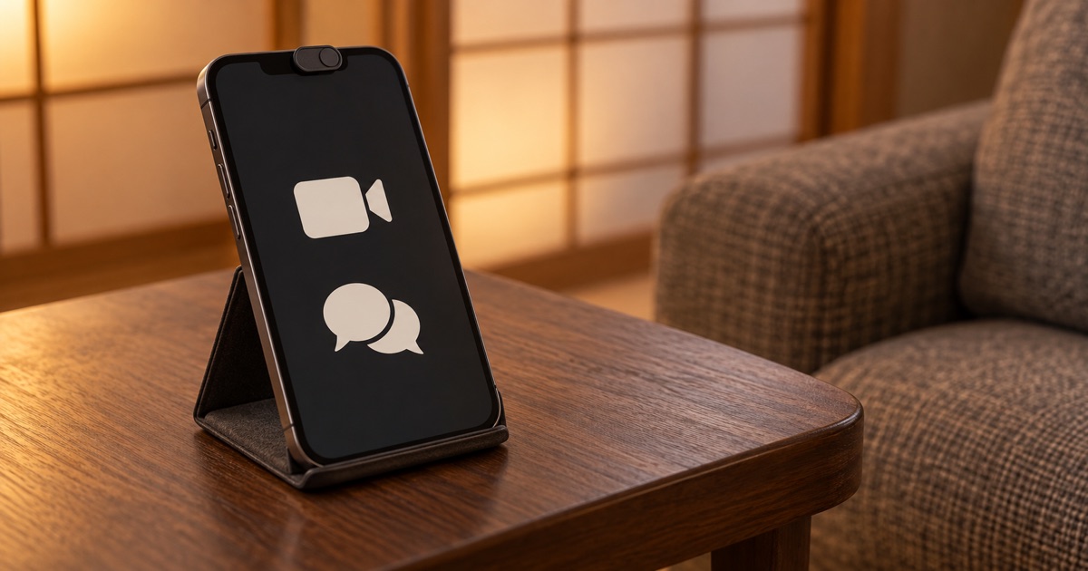 ビデオ通話とLINEどちらで出会う?安全な始め方のイメージ写真